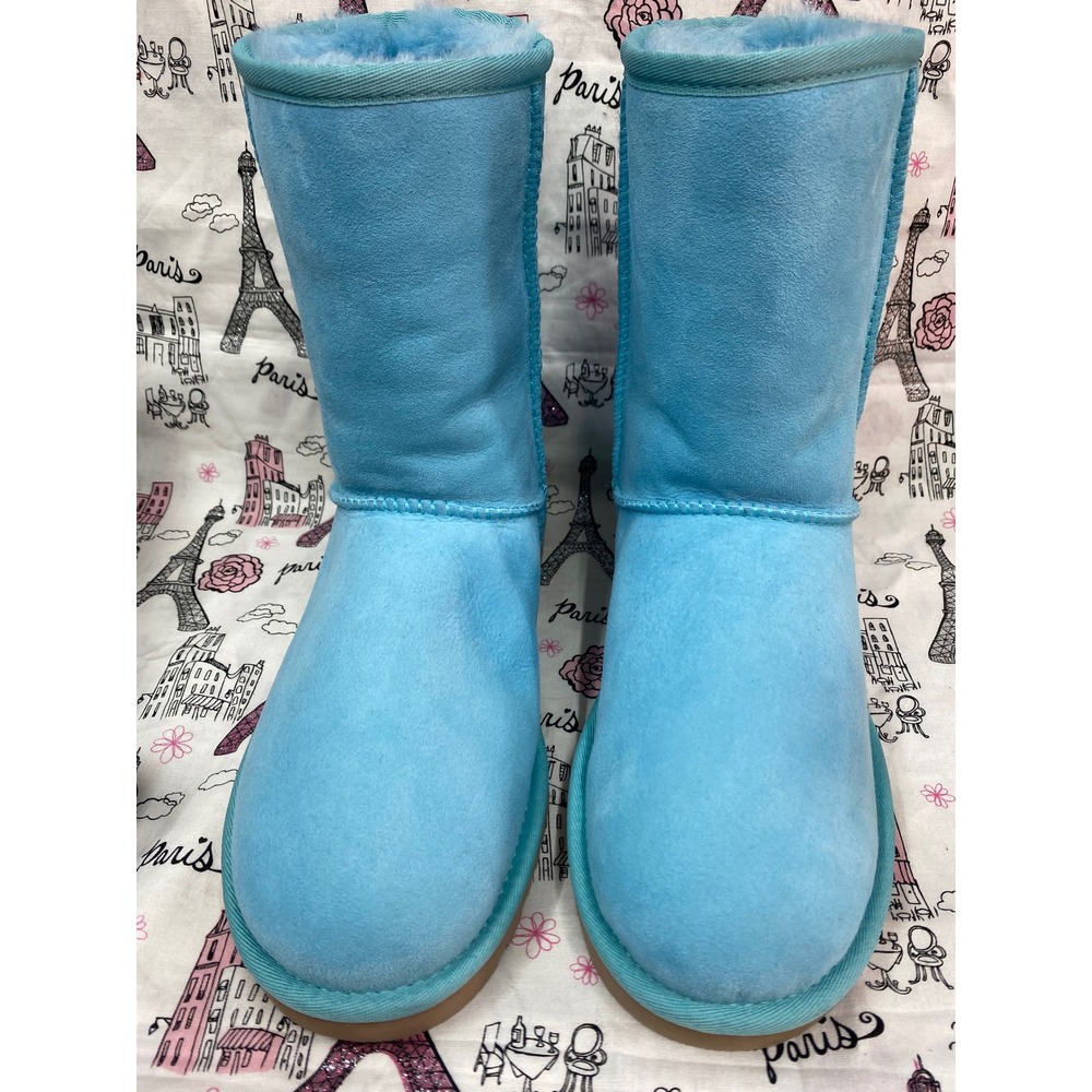 UGG Australia Classic Short ll Blue Sheepskin Boots Discontinued color